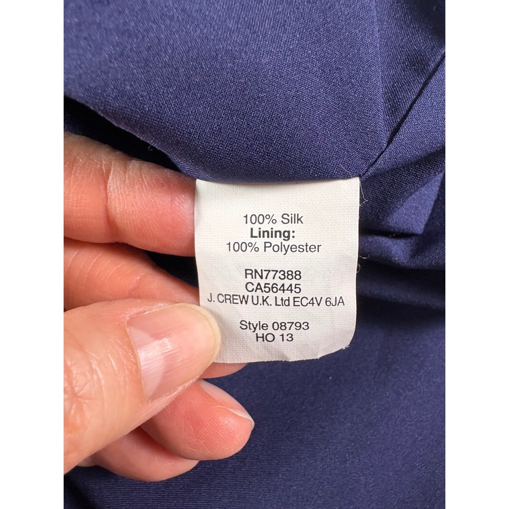 Madewell Silk Cinema Shirtdress 4 Boyish Preppy Traditional‎ Office Lightweight - Picture 6 of 10